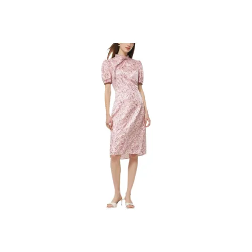 GOELIA Cheongsam Women's Apricot With Print