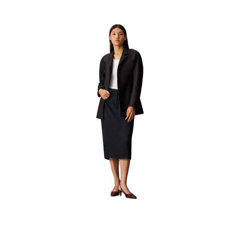 CALVIN KLEIN Casual Long Skirts Women's Space Black-0