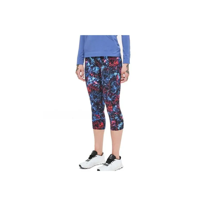 Lululemon Fast And Free Athletic Trousers Women's Neon Flower Mixed Color-0