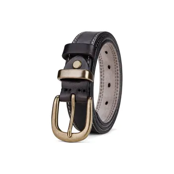 PIERRE CARDIN Cow Leather Belts Men's Black/Burgundy/Brown 2.8cm