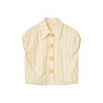 ELF SACK Shirts Women's Yellow Floral
