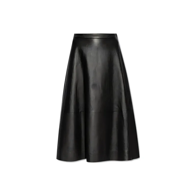 Balenciaga A Line Draped Skirt-0
