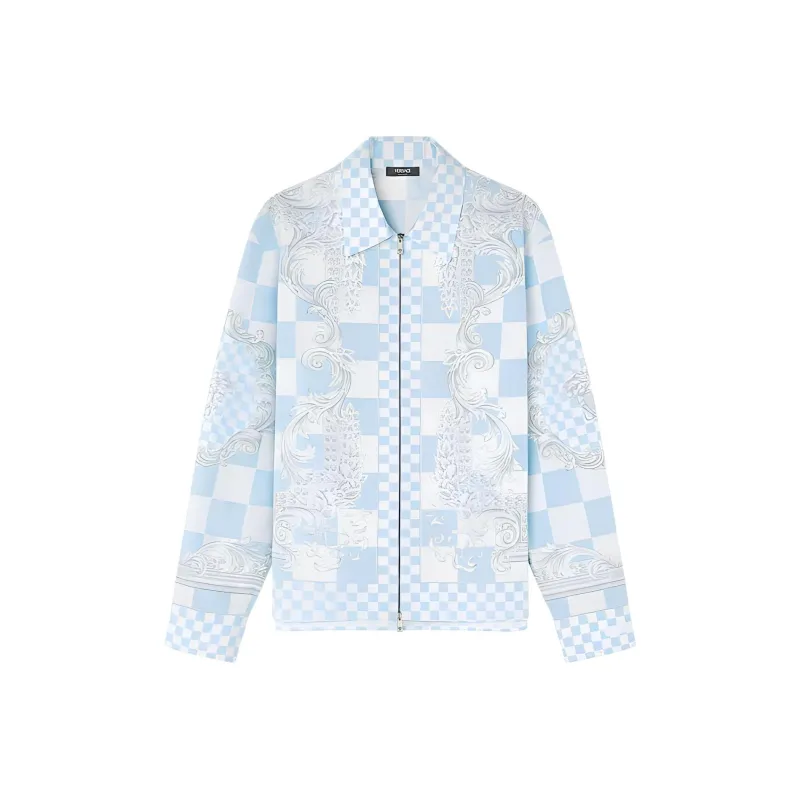 VERSACE Medusa Print Poplin Jacket-0