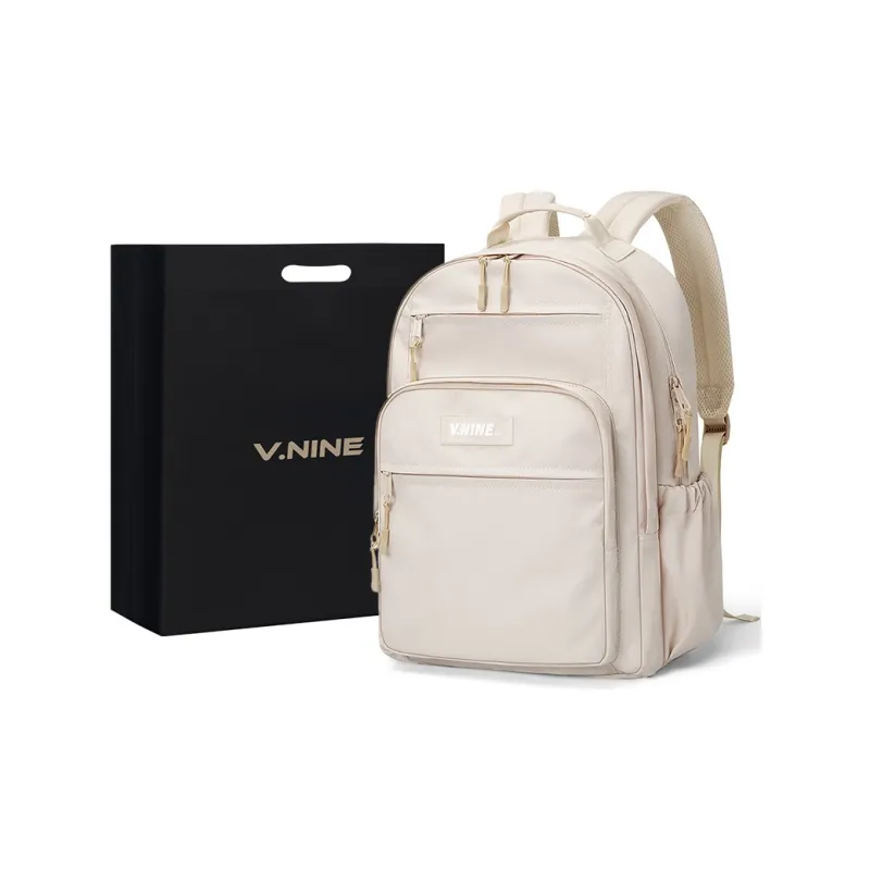V.NINE Fabric Backpack Large Size Unisex Multicolor-4