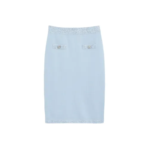 Bebe 여성 캐주얼 롱 스커트