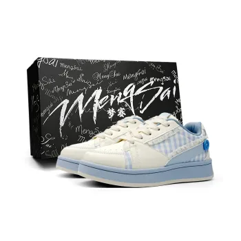 Mengsai Cushioning, Wear Resistant Low Top Skateboard Shoes Women's Light Blue