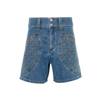 ISABEL MARANT Candice High rise Denim Shorts