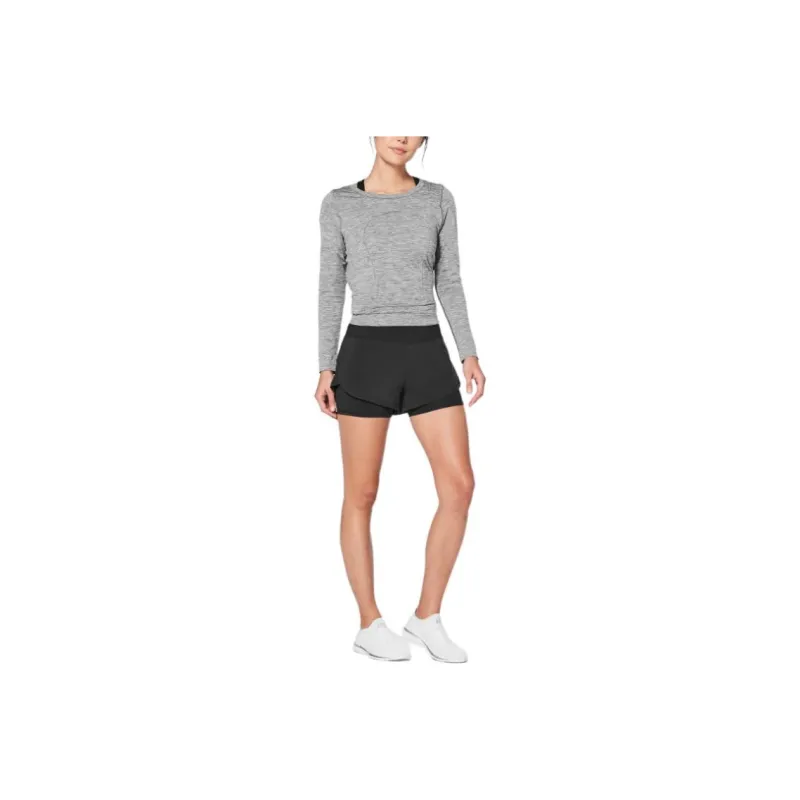 Lululemon Stop Drop And Squat Sports Shorts Women's Black-0