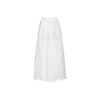 PINKO Lace overlay Skirt