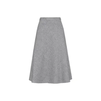 THOM BROWNE A line Speckle knit Midi Skirt