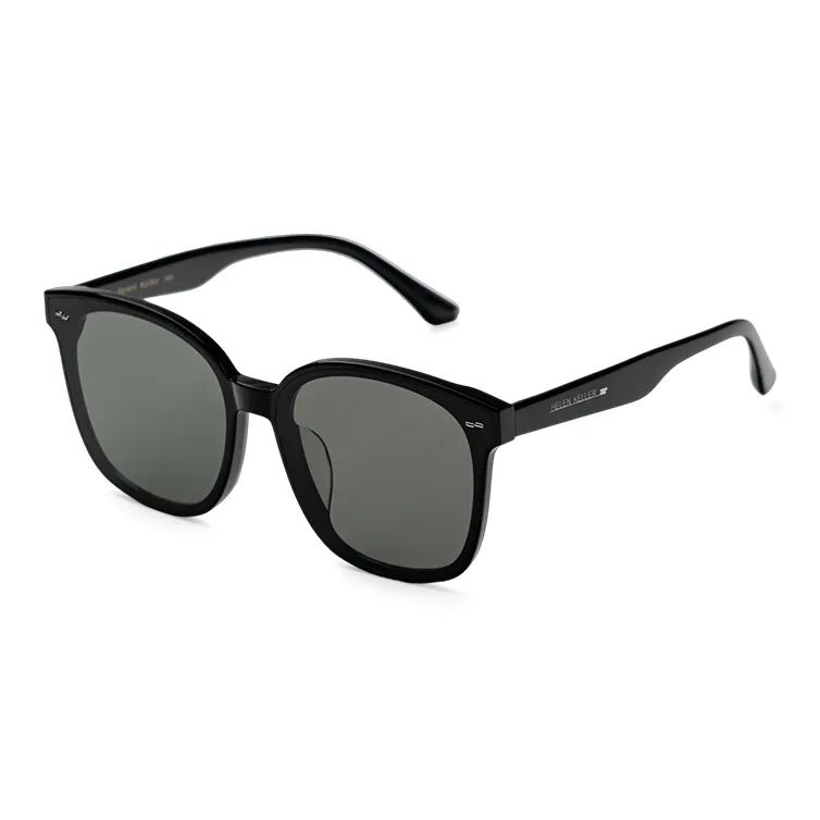 HELEN KELLER Plate Frame Square Sunglasses Unisex-2
