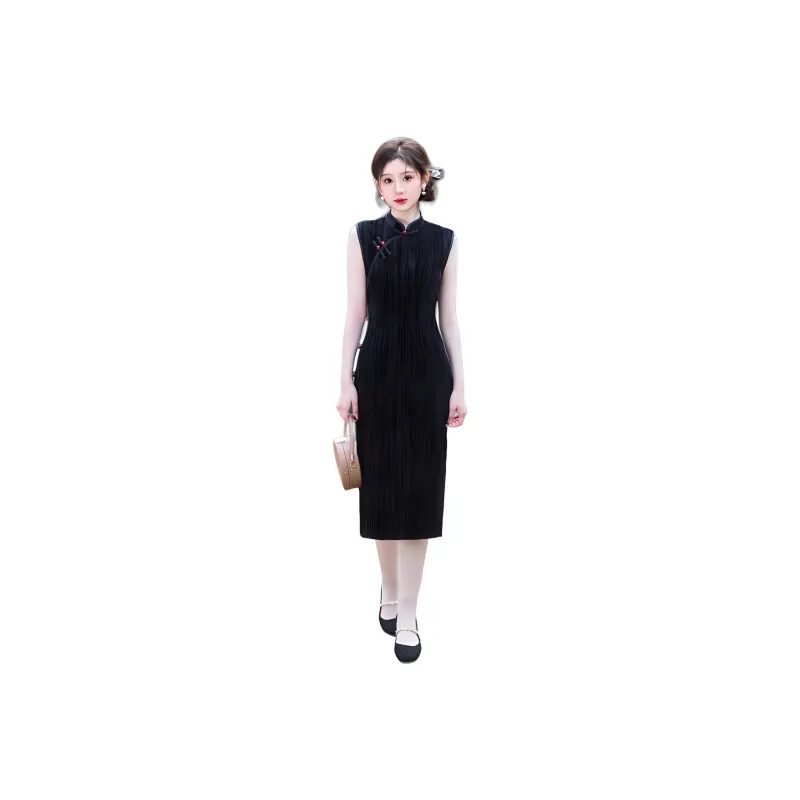 ENEESSI Cheongsams Women's Black-0