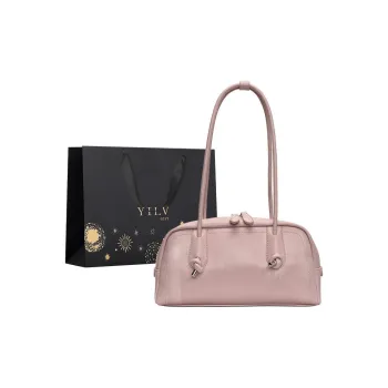 Yi Brigade PU Shoulder Bag Women's Pink/Yellow/Black/Green/White
