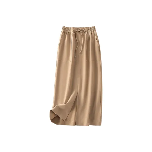 Cypress House Casual Long Skirt Women's Khaki