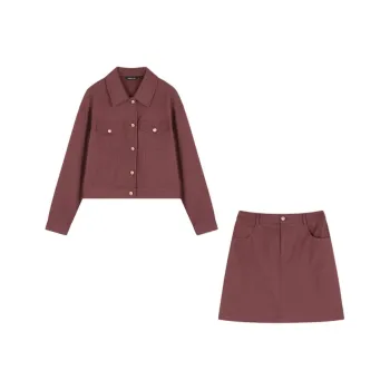 Mo Han Yi Mei Skirt Set Women's Plum