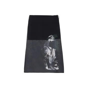 Yohji Yamamoto LIMI Feu FW24 Casual Long Skirt Women's Black