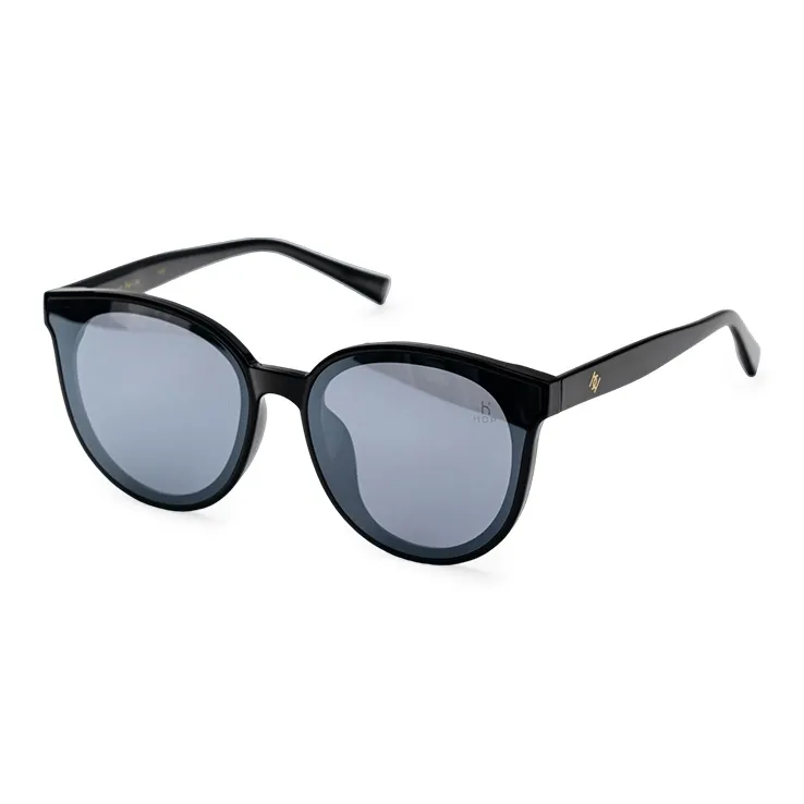 HELEN KELLER Plate Frame Round Sunglasses Unisex-10