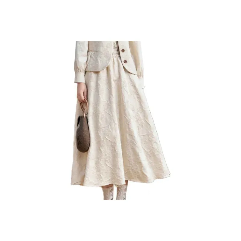 ZIHAN Casual Long Skirts Women's-0