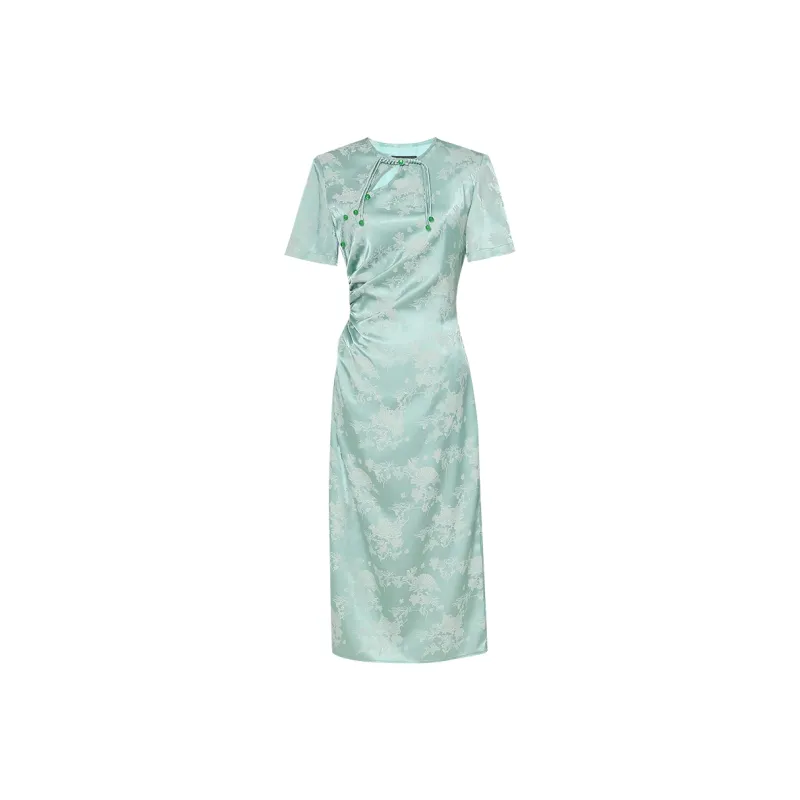 Duffy Fashion Cheongsam Women's Mint Green-0