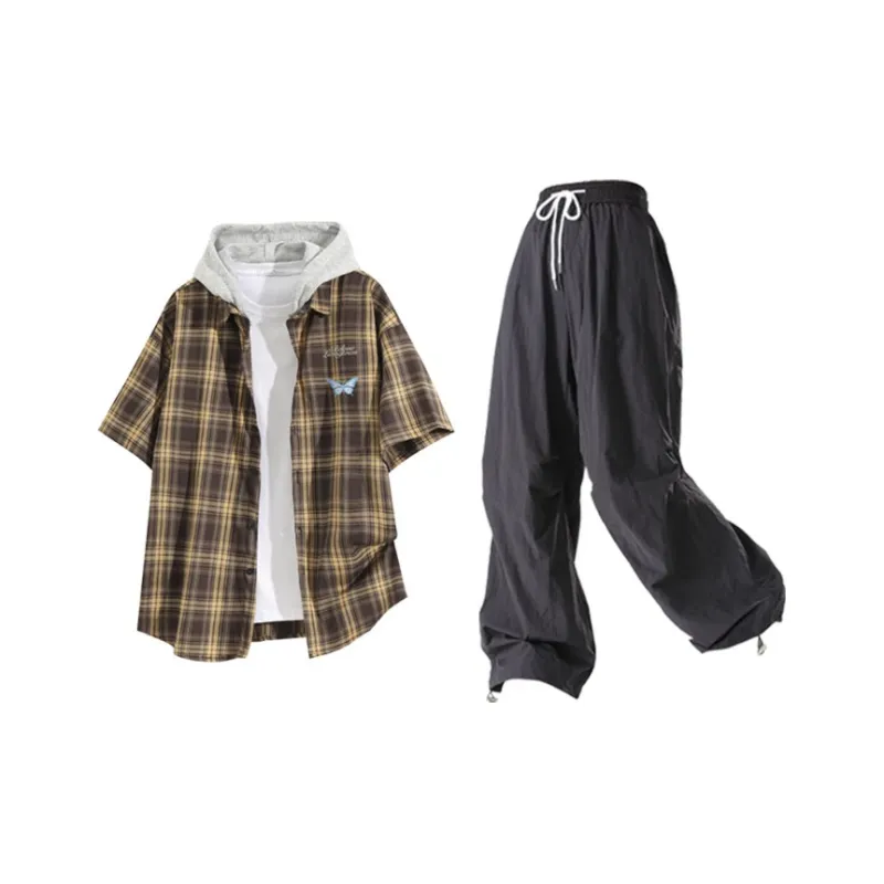 LIVINGTOWN Shirt Matching Set Unisex-6