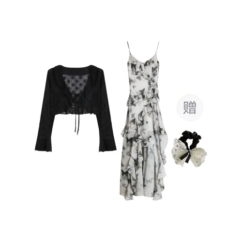PAVEA Two Piece Skirt Sets Women's