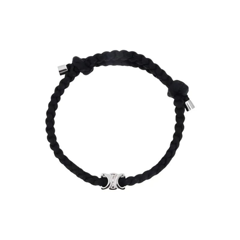 CELINE Metal Bracelets Men's Black-5