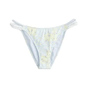 Hollister Swimming Shorts Women's Yellow Print