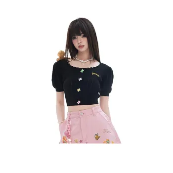 LALABOBO Lantern Sleeve T Shirt Women's