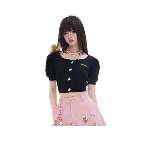 LALABOBO Lantern Sleeve T Shirt Women's