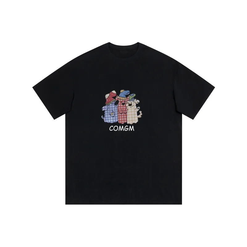 COMGM Drop Shoulder Sleeve T Shirt Women's-3