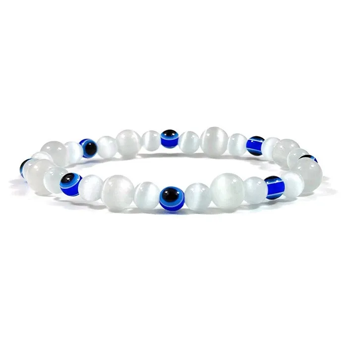 LuluCanaan Glass Cat Eye Bracelets Women's-3