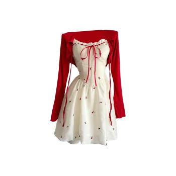 Mu Xiao Xin Two Piece Skirt Sets Women's
