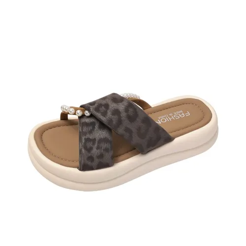 REIHUNG Rubber Sole Quiet Slip Resistant Slide Slippers Women's