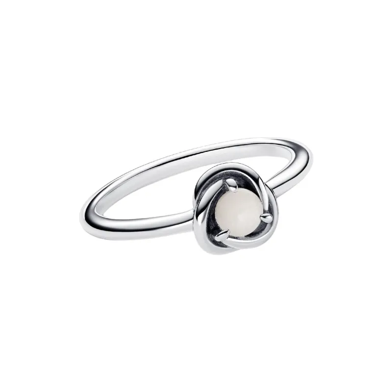 Pandora Resin, Artificial Pearl Mother Of Pearl, Gemstone Rings Unisex Silver-0