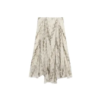 Massimo Dutti Casual Long Skirts Women's White