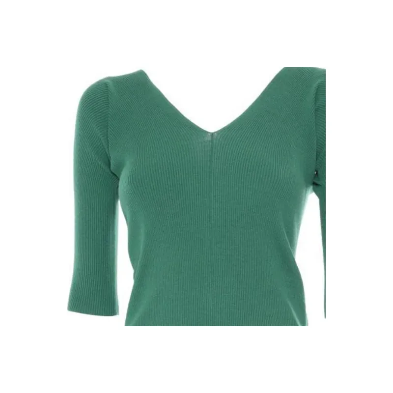 WEEKEND MaxMara V Neck Half Sleeved Jumper-2