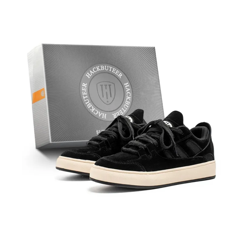 HACKBUTEER Low Top Skateboard Shoes Men's Box Included-0