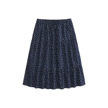 Hollister Casual Long Skirts Women's Marine Blue