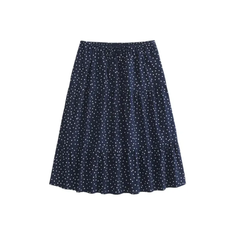 Hollister Casual Long Skirts Women's Marine Blue-0