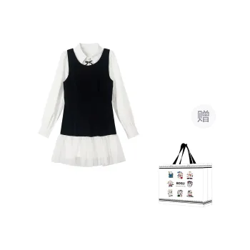 BDGU Skirt Set Women's Black Tank Top With Puffy Skirt