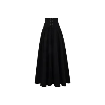 Selkie Collection FW24 Casual Long Skirts Women's Black