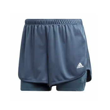Adidas Marathon 20 Two In One Shorts Sports Shorts Women's Legacy Blue