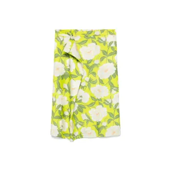 KENZO 'KENZO Peonies' Midi Skirt