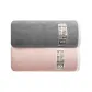 Pink+Gray]Flannel 80*160cm Bath Towels (New Binding Upgraded)