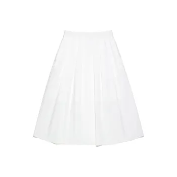 Lee Casual Long Skirt Women's White