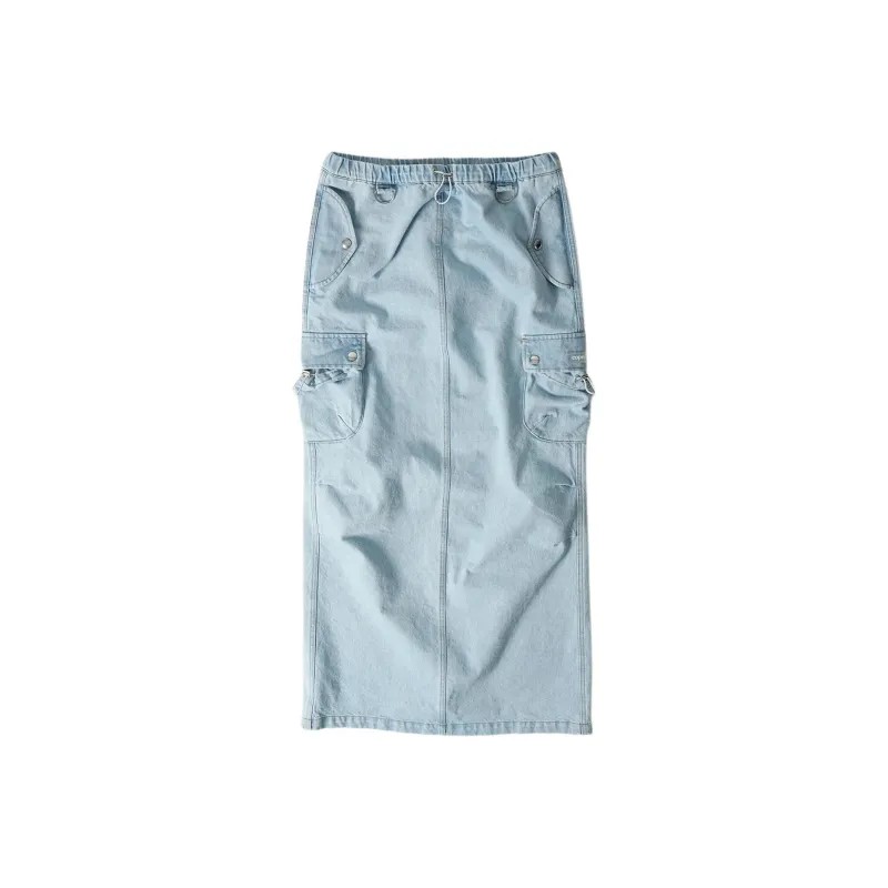 COPERNI Cargo Maxi Skirt 'Blue'-0