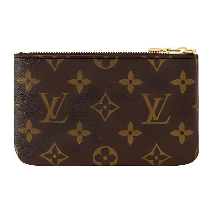 LOUIS VUITTON Coated Canvas Wallet Small Size Women's Brown-2