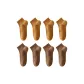 8 Pack (Earth Yellow 4+Brown 4)