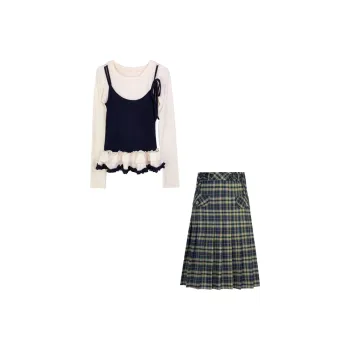 Incolore Two Piece Skirt Sets Women's