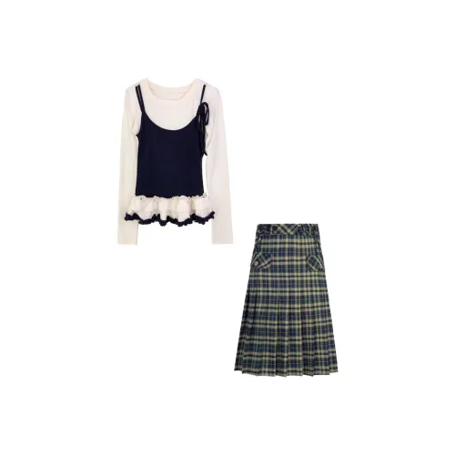 Incolore Two Piece Skirt Sets Women's